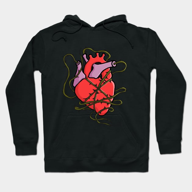 heart and thorns Hoodie by hamadani